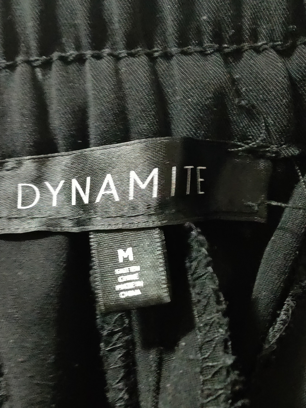 Dynamite Black Drawstring Jogger Pants - Picture 5 of 5